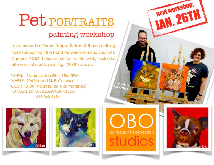 OBO Workshop Pet Portraits Jan 26th 2019 jpg