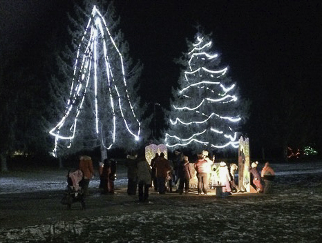Island Park Lights and Xmas Cut-outs